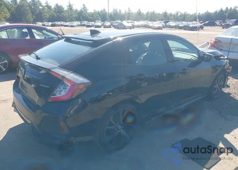 2018 Honda Civic Sport из США, поврежденный, VIN SHHFK7G45JU211671